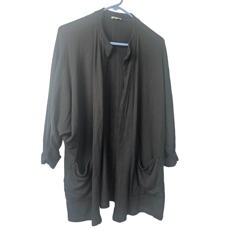 Splendid Dolman Pocket Cardigan Sweater - Black - Size M